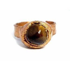 Tigers eye ring size 6